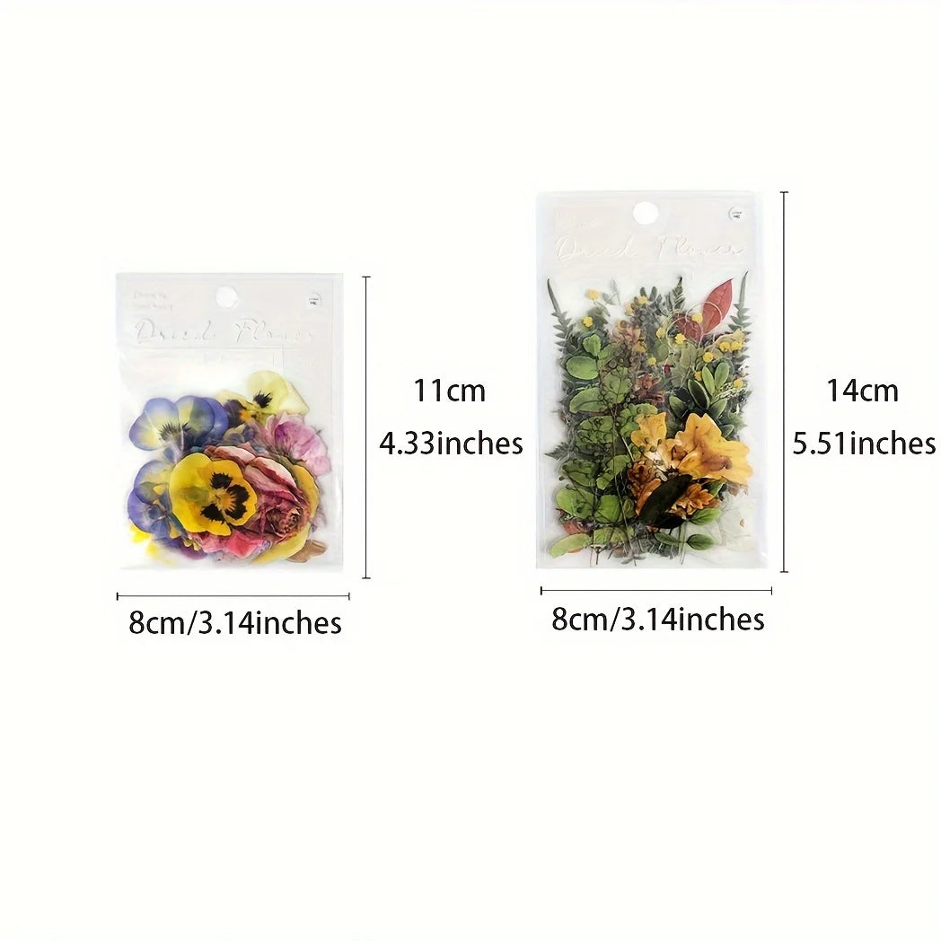 40 pcs Rose Plant PET Stickers Flowers And Leaf Scrapbook Deco Sticker Label Diary stationery Junk Journal Planner Materials