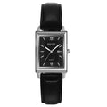 New Casual Leather Men's Square Quartz Watch Korean Student Calendar Watch Men Relojes Para Hombres