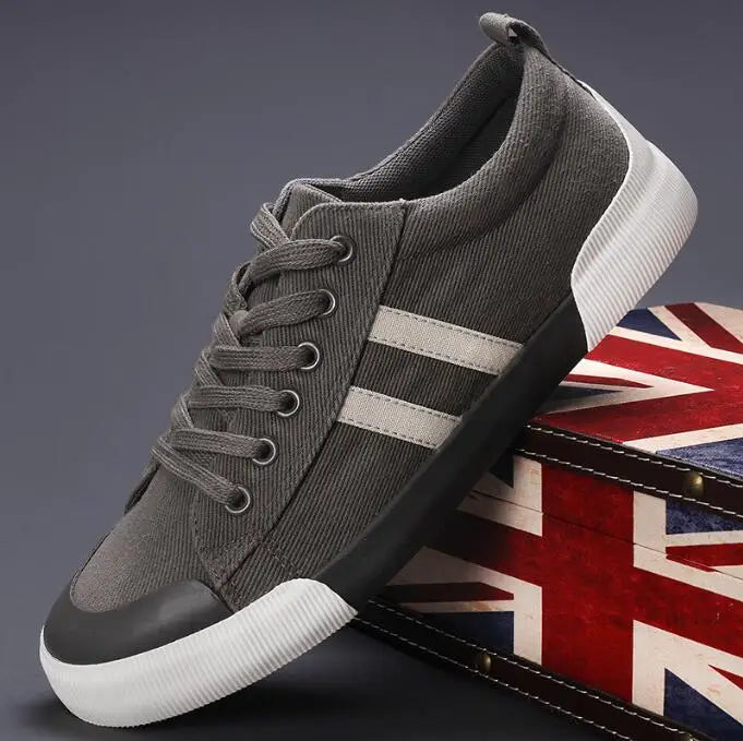 Vulcanize Shoes Men Breathable Leisure Shoes For Men Lightweight Flat Casual Canvas Sneaker Men zapatos