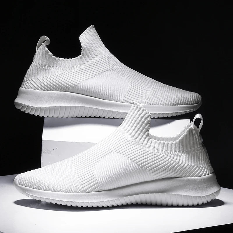 Summer Fashion Men Sneakers Breathable Men Fashion Shoes Slip On Sneakers For Men Cheap Men Loafers Shoes Without Laces