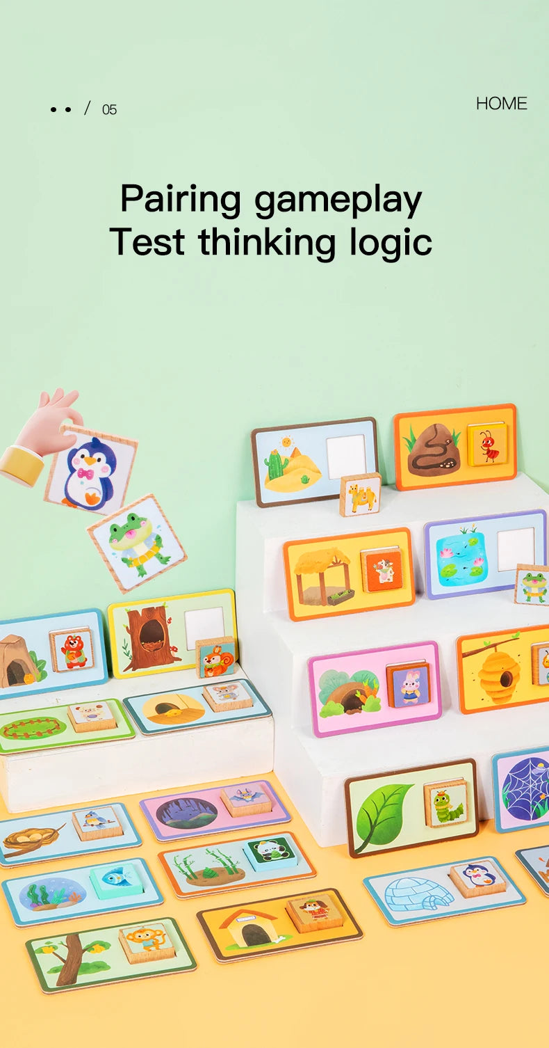 Paired Toys Parent-Child Interactive Teaching Tools Designed To Develop Observation Concentration And Logical Thinking Skills