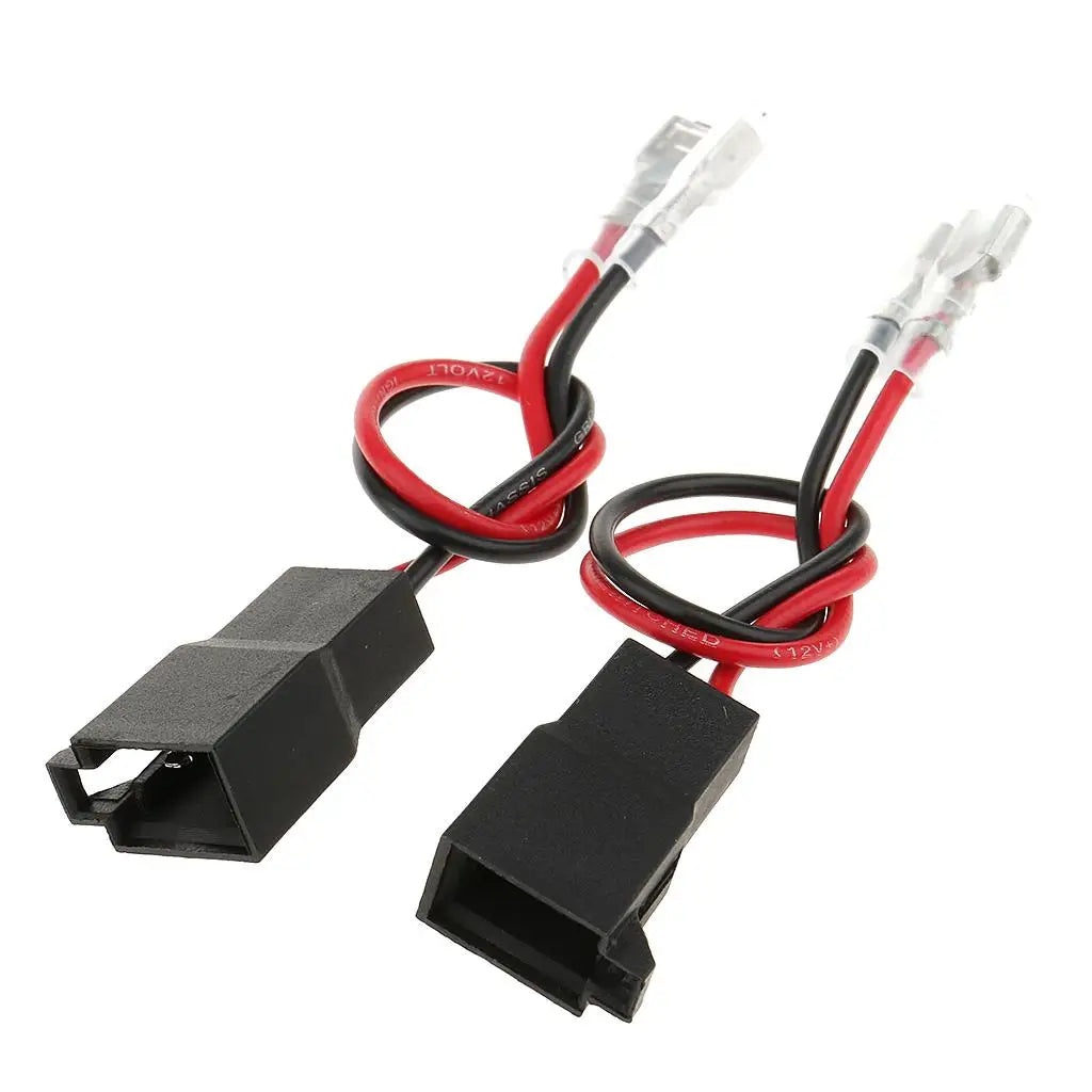 2 Pcs Car Audio Speaker Wiring Harness Adapter Connector PC2-805 for Audi for vw Etc ABS Plastic Car Audio Accessory