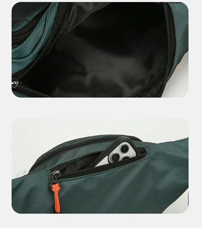 Oxford Waterproof Unisex Waist Bag - Large Capacity, Wear - Resistant Multifunctional Fanny Pack (Riñoneras Para Hombre)