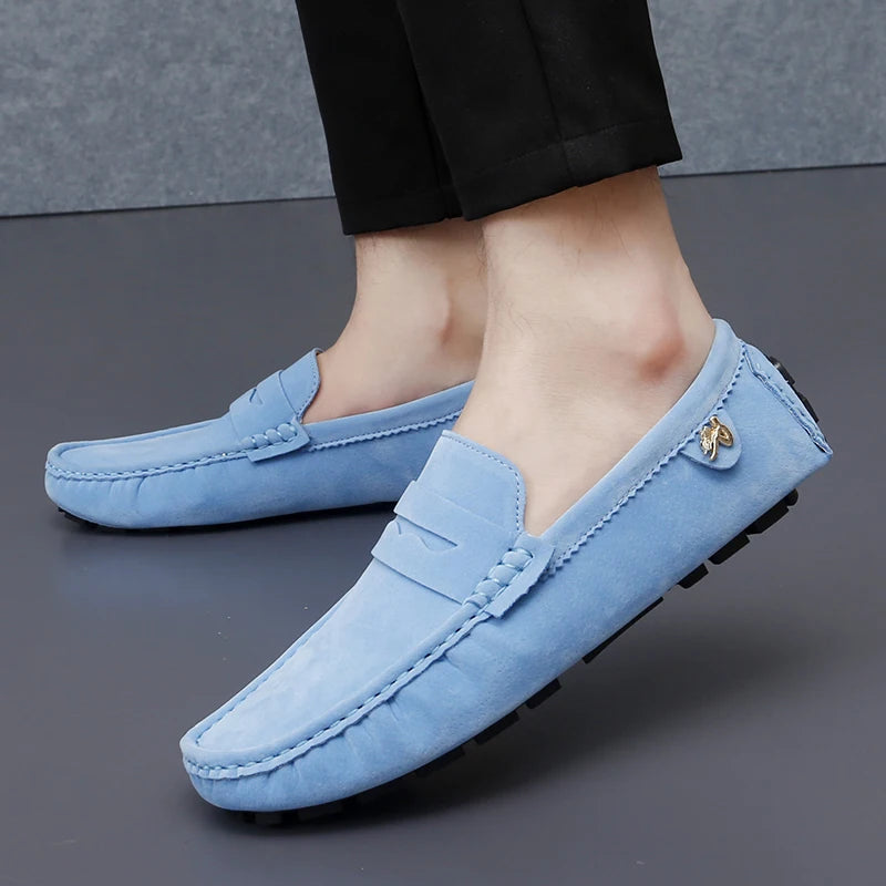 Shoes Men Casual Shoes Fashion Men Shoes Genuine Leather Men Loafers Moccasins Slip on Men Flats Male Driving Shoes