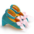 Spring and Autumn Girl Baby Anti slip Children's Shoes Girl Baby Beautiful Bow High Heels Girl Baby High Heels