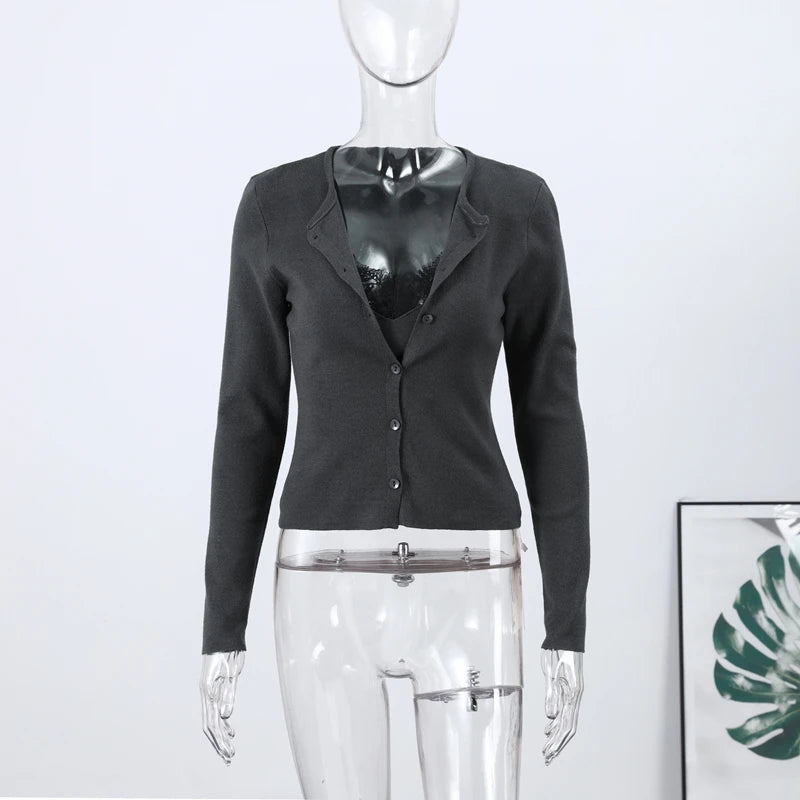 Fashion Contrast Knit Coat Women Stand Collar Zipper Pockets Full Sleeve Jacket 2025 Autumn Lady Elegant Outwear 2026 Spring New