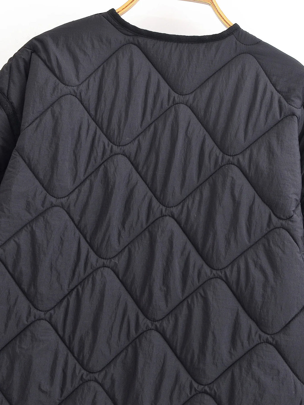 Nlzgmsj Autumn Winter Women's Solid Single-breasted O-Neck Jacket Fashion  Long Sleeve Coat  Street Casual  Short  Jacket