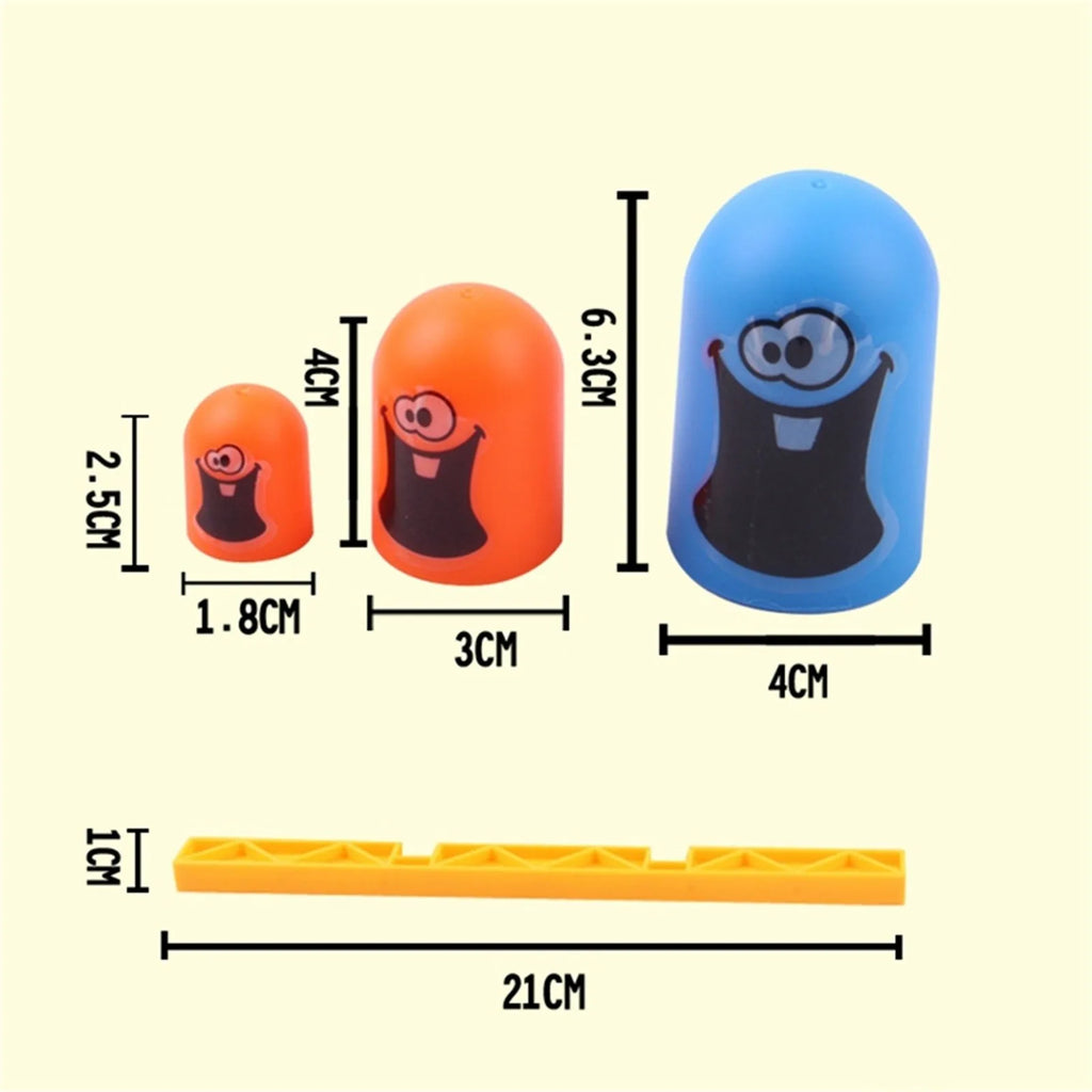 Strategy Game Educational Toy for Kids Tic Tac Toe Cartoon Thinking Training Gobblet Gobblers Board Game Big Eat Small Game