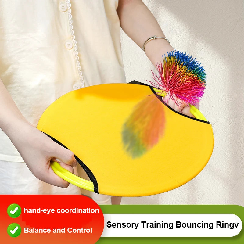 Interactive Outdoor Elastic Disc Sports Toys for Children And Adults - Fun Ball-Catching Cooperative Games Perfect for Parent-Ch