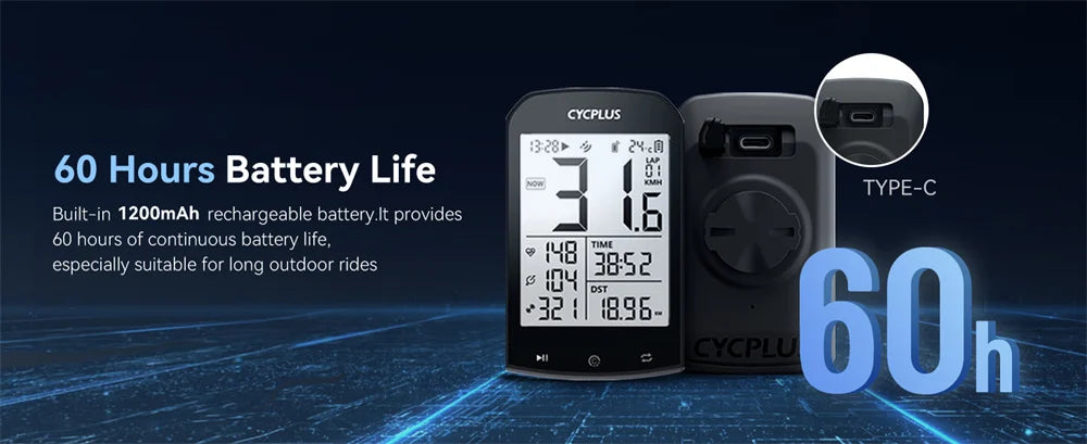 GPS Bike Computer Wireless CYCPLUS M1 Waterproof Speedometer Odometer ANT+ Bluetooth5.0 Cycling Bicycle Accessories