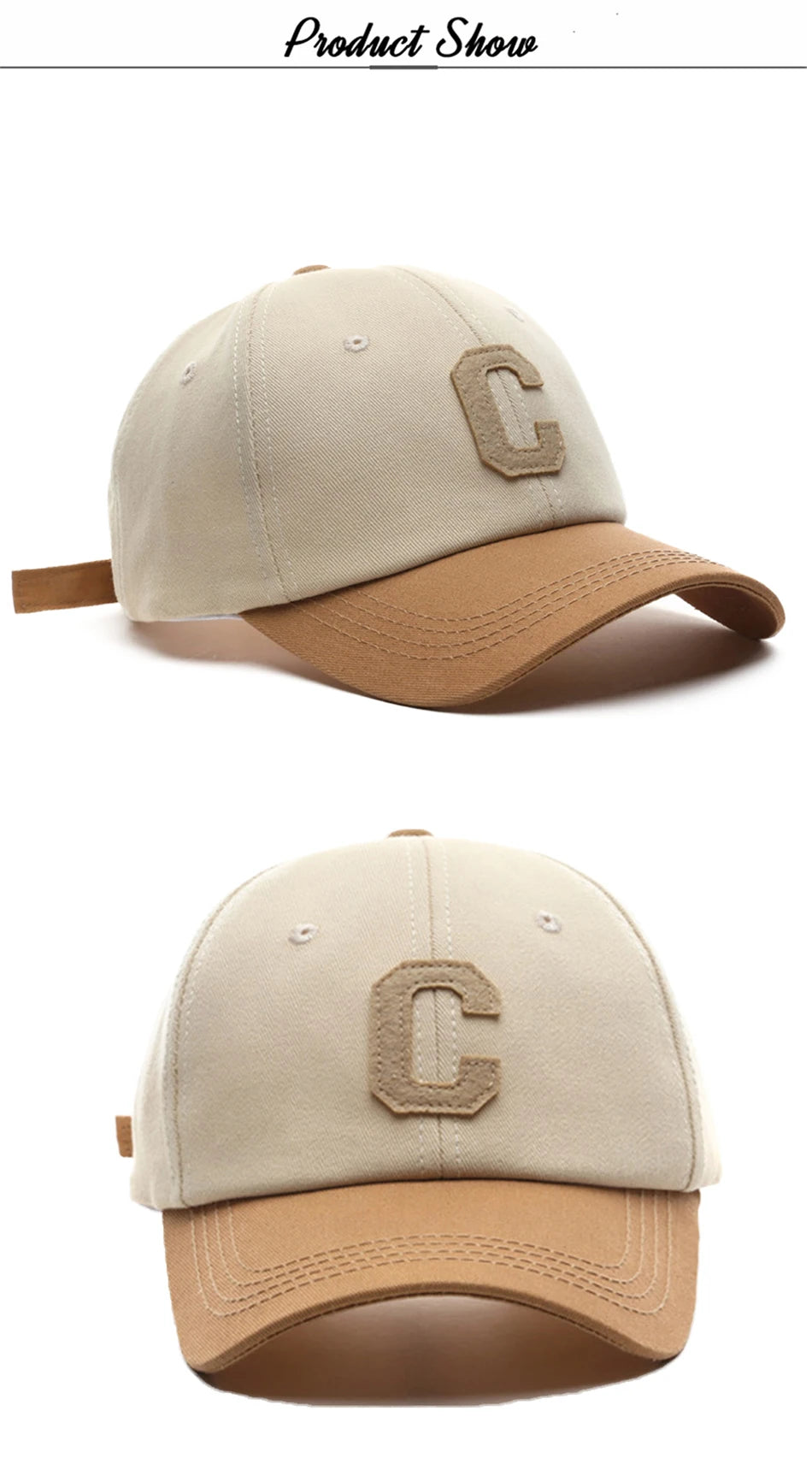 FS Fashion Khaki Baseball Caps For Men Luxury Brand Women Hat Cotton Summer Trucker Hats Street Hip Hop Caps Casquette Femme
