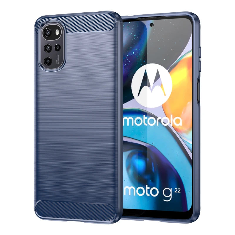 For Motorola Moto G22 Case For Motorola Moto G22 Coque Shockproof Protective Silicone Phone Bumper For Moto G22