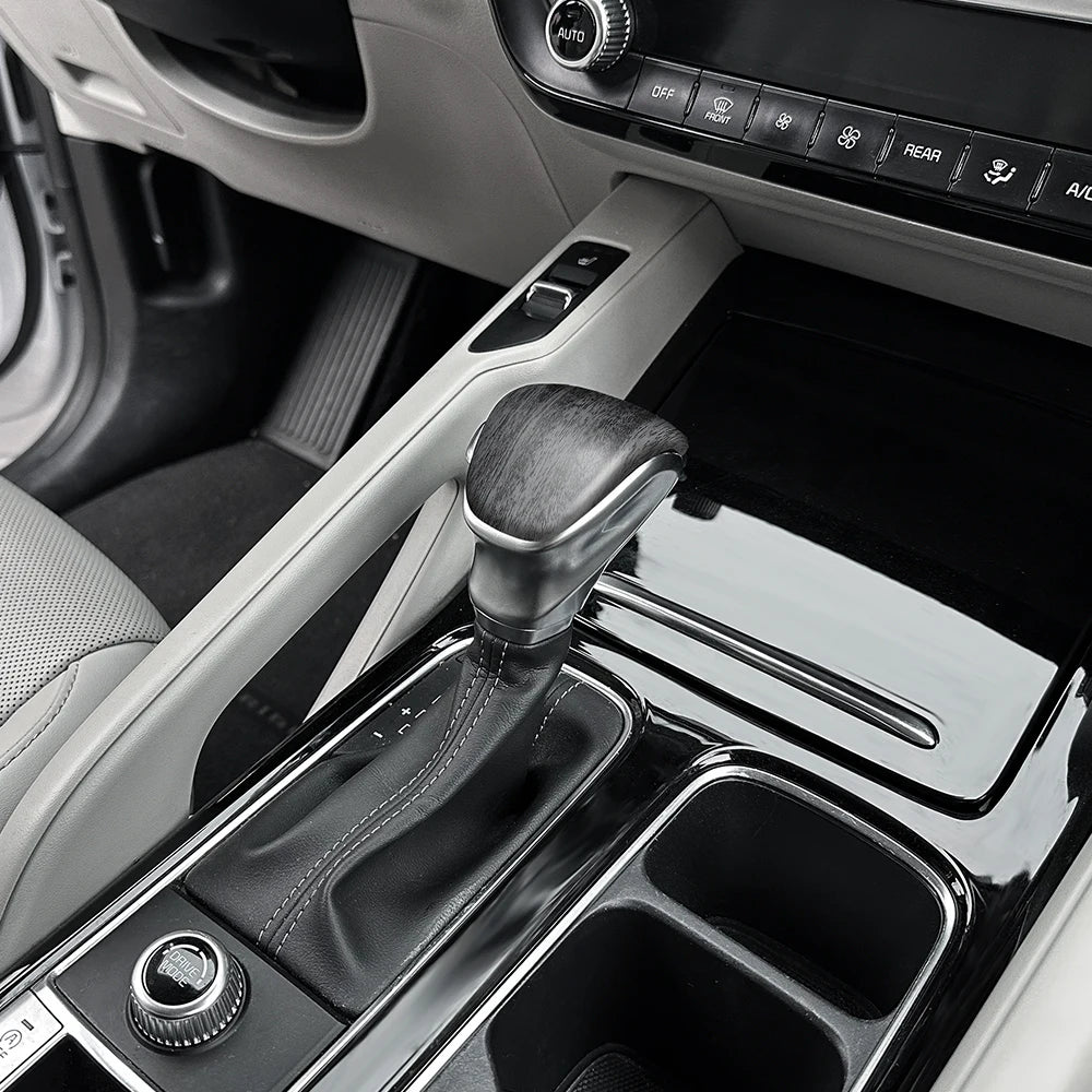 For Kia Telluride 2020-2025 Accessories LHD/RHD Gear Cover ABS Auto Shift Gear Cover Car Knob Gear Stick Protector Compatible