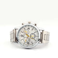 2026 Luxury Men's Silver Quartz Watch Stainless Steel Round Dial Luminous Unisex Casual Wristwatch Relojes Para Hombres Gift