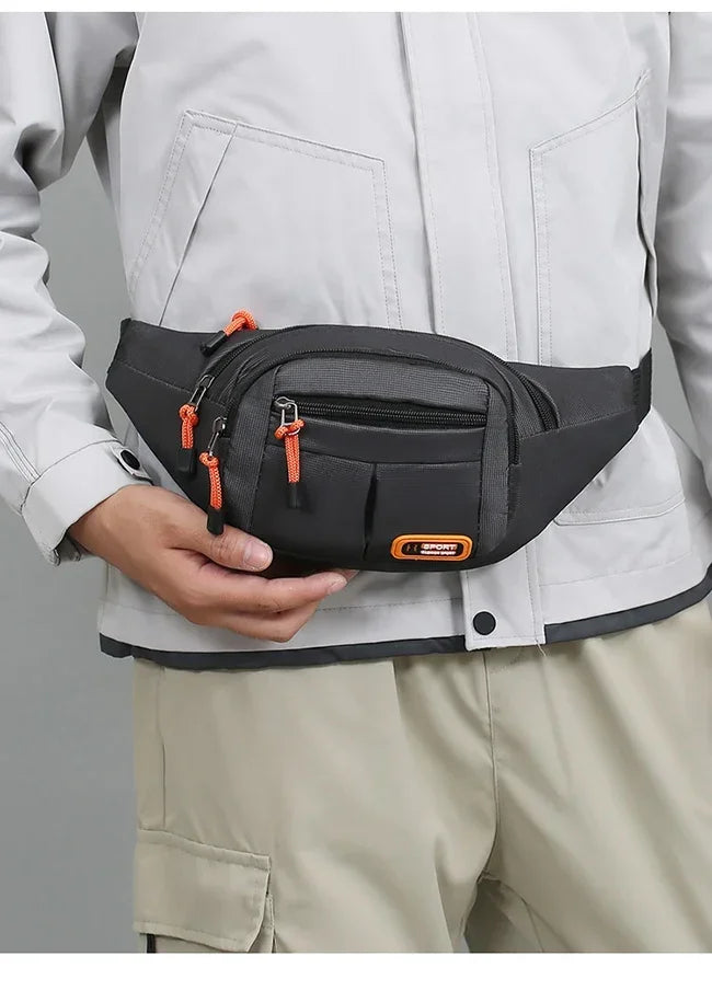 Oxford Waterproof Unisex Waist Bag - Large Capacity, Wear - Resistant Multifunctional Fanny Pack (Riñoneras Para Hombre)