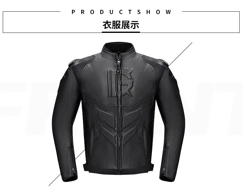 Motorcycle Pants PU Leather Pantalon Moto Men Pantalon Motocross Black Pantalon Moto Para Hombre CE Protector Motocross Pants