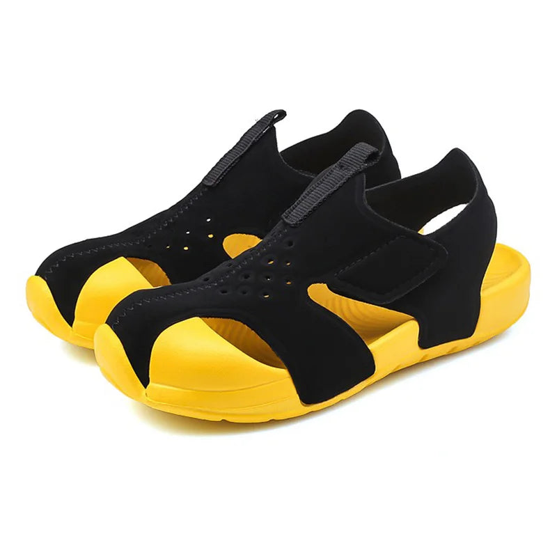 Classic Baby Boys Sandals Summer Kids Girls Beach Sandals Breathable Candy Color Sport Sandals for Toddler Baby Shoes Size 22-33