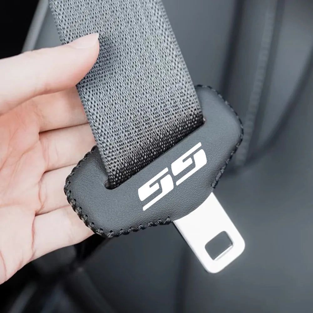 Car Seat Belt Protective Cover Car Seat Belt Clip Seat Belt Insert Socket For Chevrolet SS Camaro SS Car Accessories