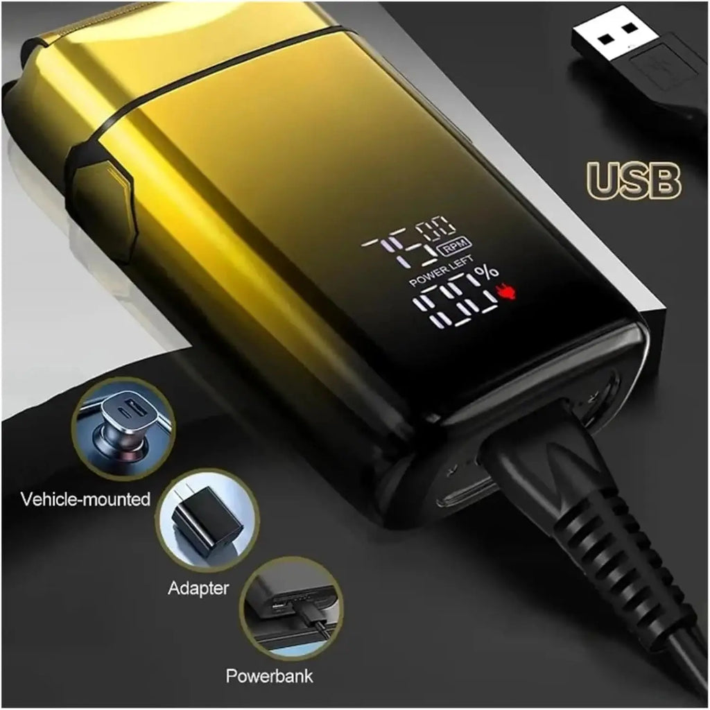 Kemei TX10 Electric Shaver Hair Rechargeable Facial & Beard Foil Razor For Men Bald Head Shaving For Men Machine Barber