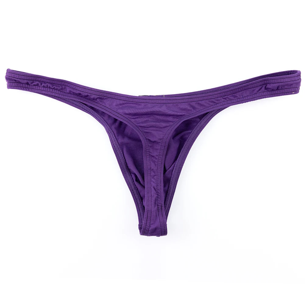 Men Underwear Breathable Thongs And G Strings Brave Person Male Panties Modal Bikinis Tangas Hombres