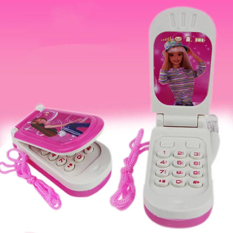 Children's Electronic Toys Can Swim In Water With Colorful Fish And Nostalgic Flip Imitation Mobile Phone Girl Gift