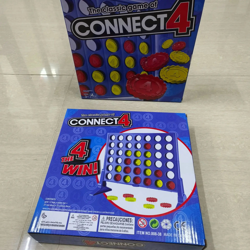 Tabletop game toys: Go (five-in-a-row), four-in-a-row, interactive board games for children