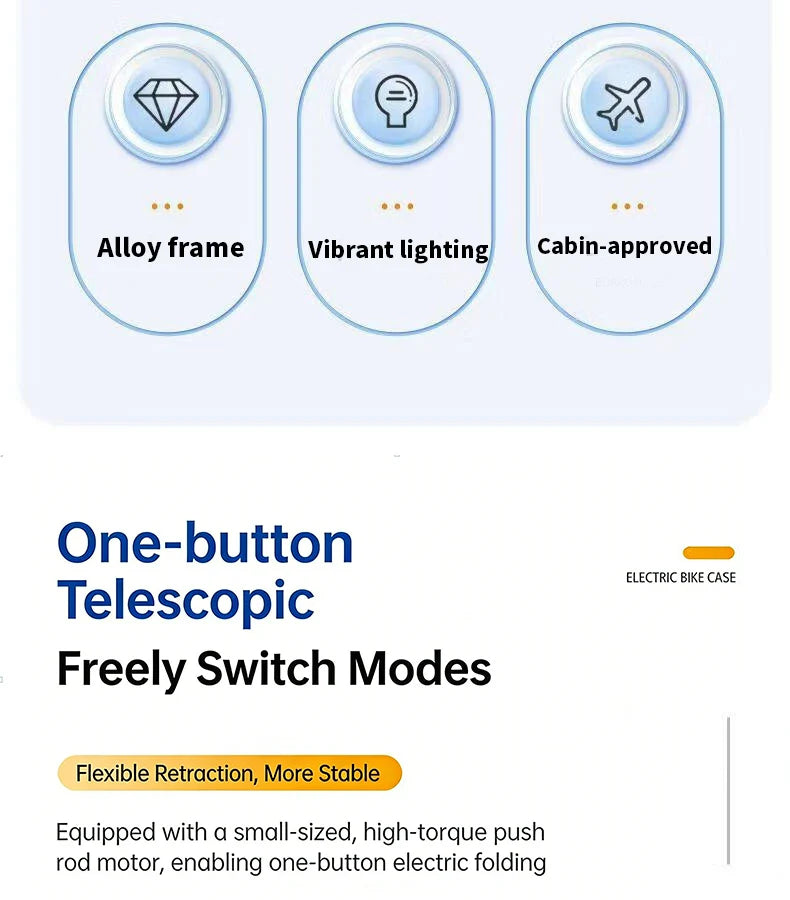 Maleta Eléctrica Inteligente — Función de Avance y Reversa Automática