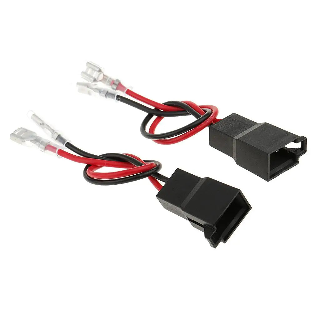 2 Pcs Car Audio Speaker Wiring Harness Adapter Connector PC2-805 for Audi for vw Etc ABS Plastic Car Audio Accessory