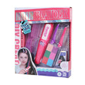 Children's Simulated Hair Dyeing Stick Set DIY Hair and Makeup Tools Girl's House Hair Accessories and Makeup Toy Gifts