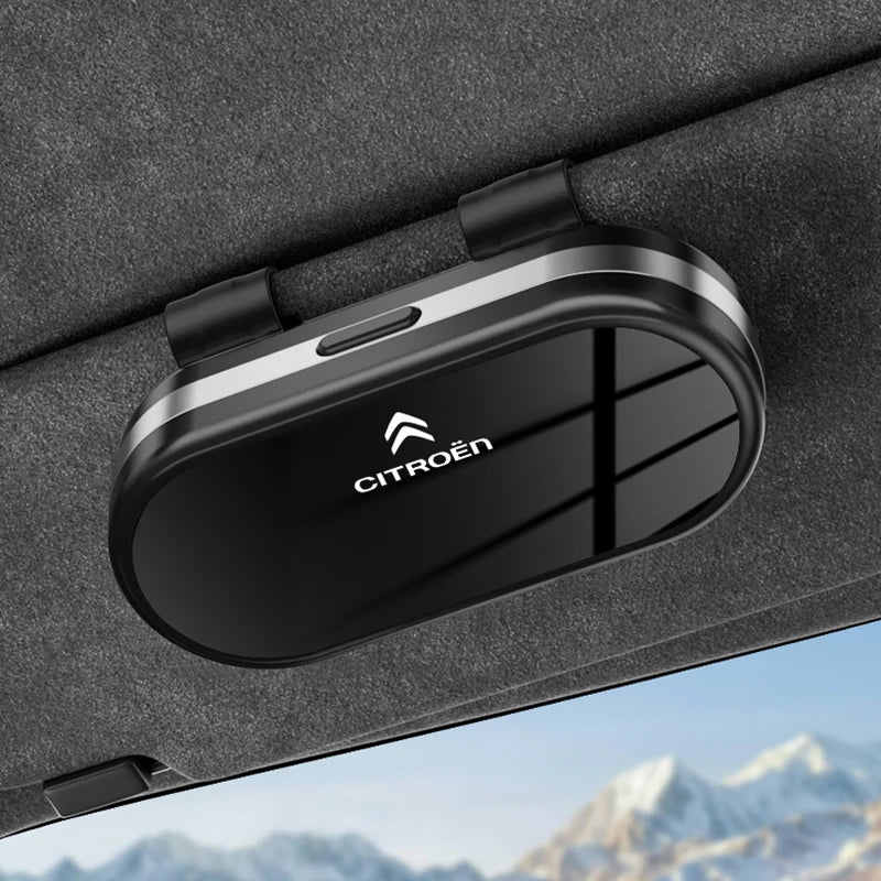 Car Sun Visor Sunglasses Case Glasses Holder Clip For Citroen C4 C3 C2 C1 DS3 Berlingo Xsara Picasso Car Accessories Glasses Box