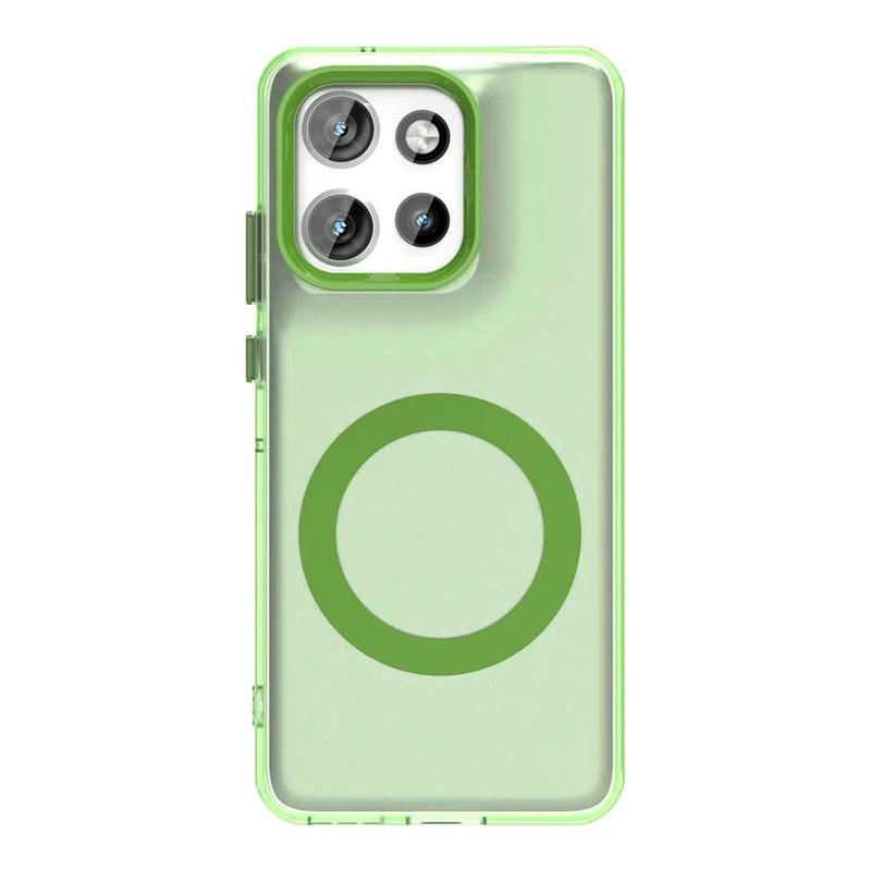 Transparent Case For Motorola Moto S50 Case For Moto S50 5G Magnetic Adsorption Wireless Charge Back Cover For Moto S50 Case