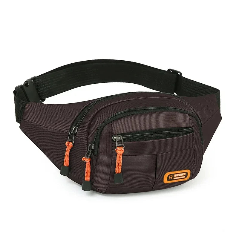 Oxford Waterproof Unisex Waist Bag - Large Capacity, Wear - Resistant Multifunctional Fanny Pack (Riñoneras Para Hombre)