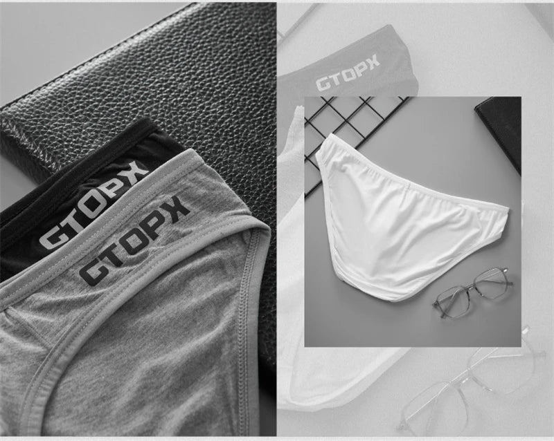 mens sexy underwear hot Low waisted calzoncillos hombres U-shaped pouch sissy gay lenceria sports ropa interior hombre GTOPX MAN