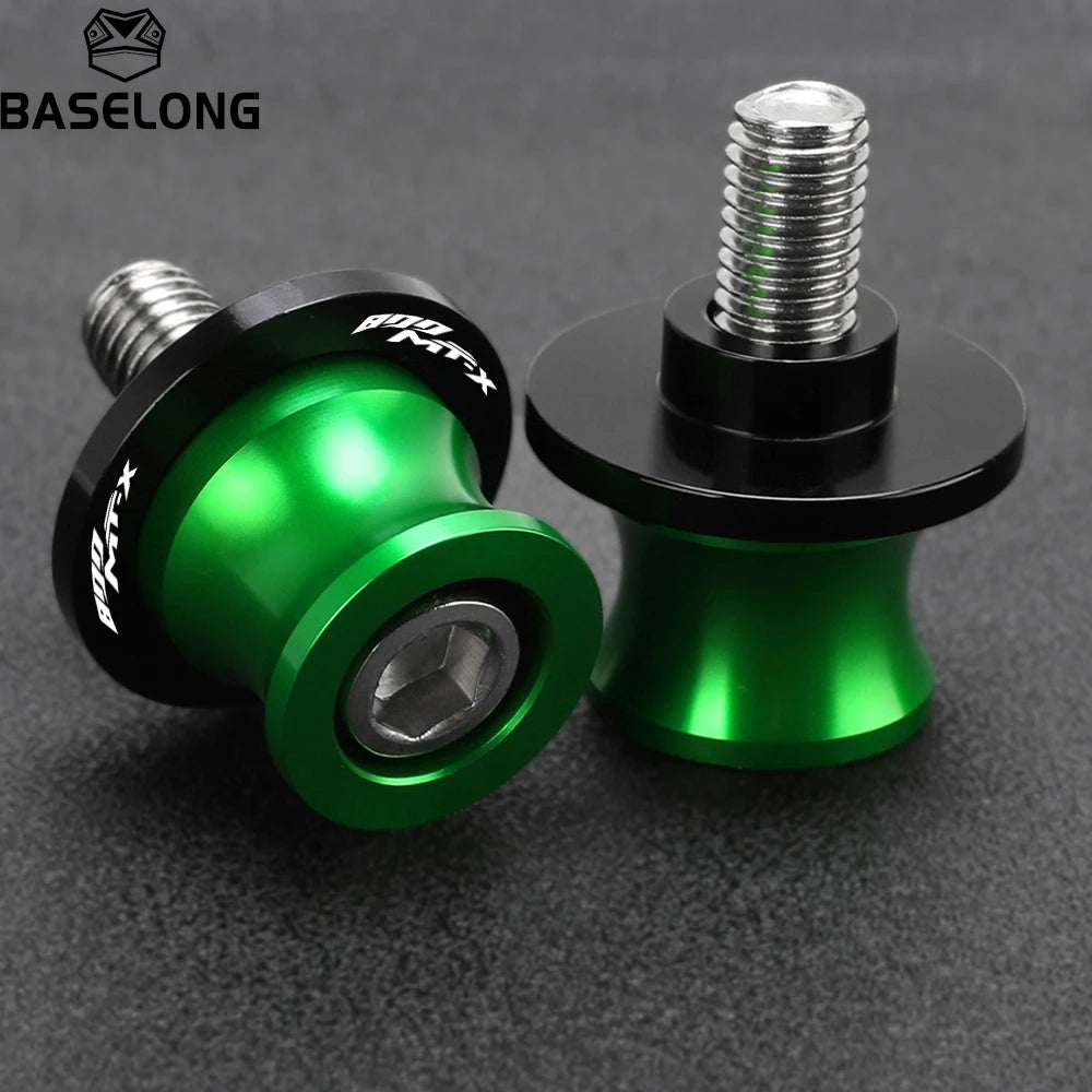 For CF MOTO CFMOTO 800MT-X 800MTX 800 MT-X MTX 800 2024 2025 2026 M10 Motorcycles Aluminum Swingarm Spools Slider Stand Screws