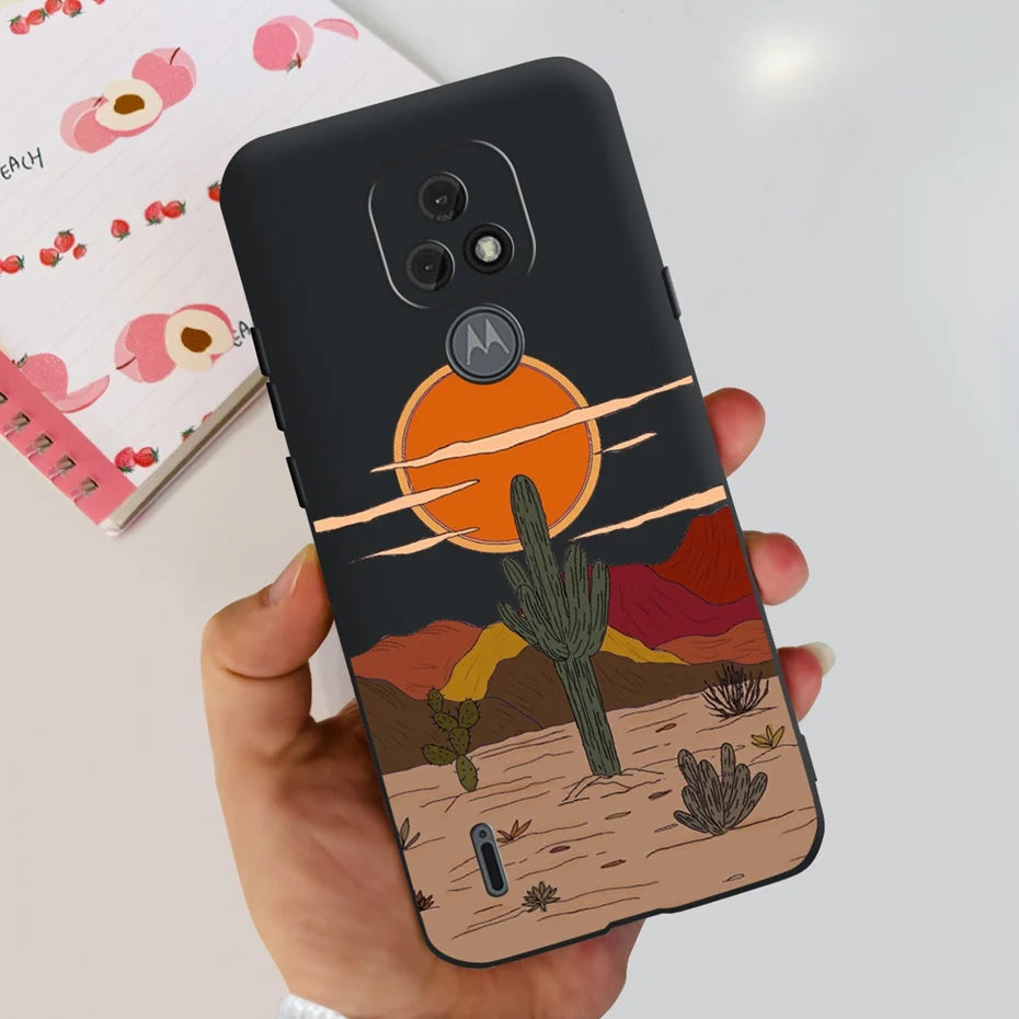 Fashion Phone Case For Motorola Moto E7 / Moto E7 Plus / Moto E7 Power / Moto E7i Power Soft SIlicone TPU Back Cover Bumper