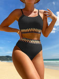 "2025 New Arrival: Stylish Padded Bikini Set - Sleeveless Two-Piece Swimsuit for Women"