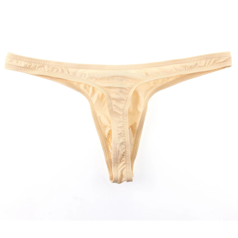 Men Underwear Breathable Thongs And G Strings Brave Person Male Panties Modal Bikinis Tangas Hombres