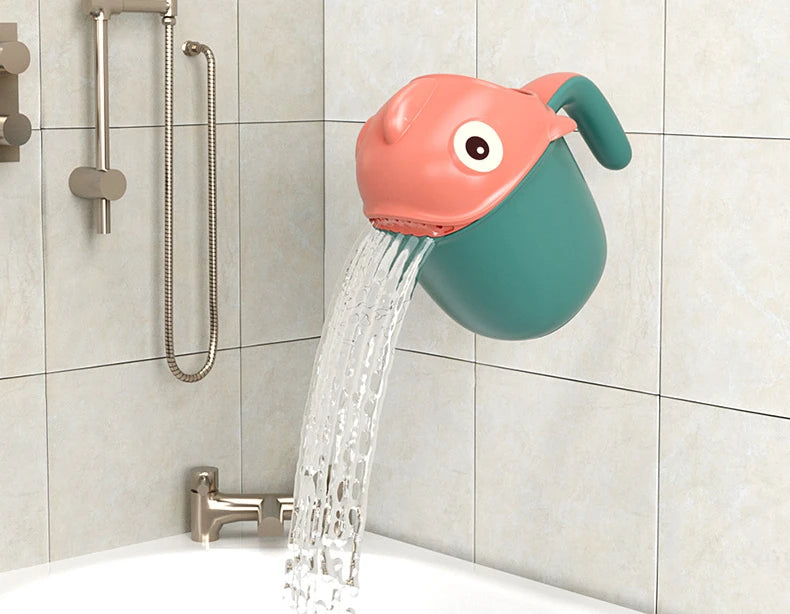 Baby Bath Shampoo Rinse Cup Bath Shower Washing Head Children Bathing Baby Shower Spoons Child Washing Bathroom Accessories