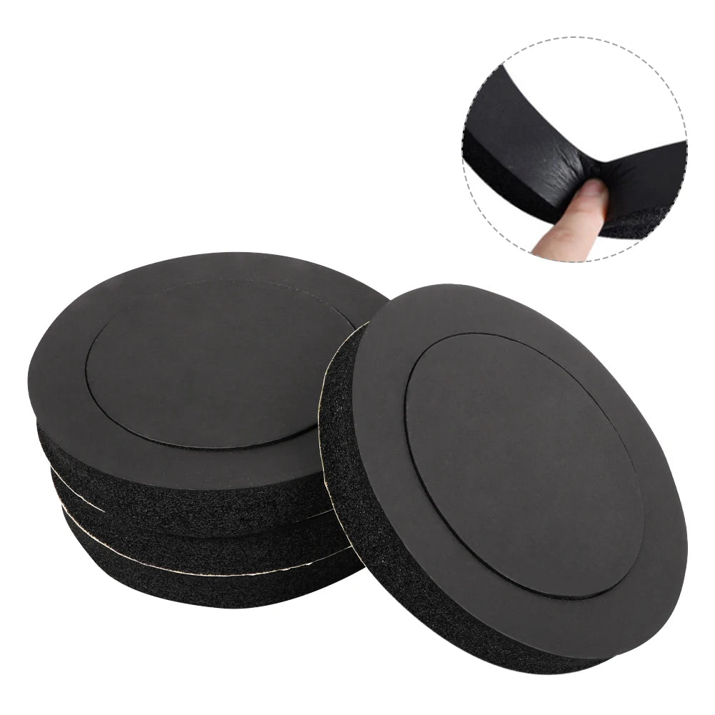 4pcs 6.5" Car Door Soundproof Cotton Speaker Bass Ring Foam Woofer Pad Noise Sound Insulation ring Accessories