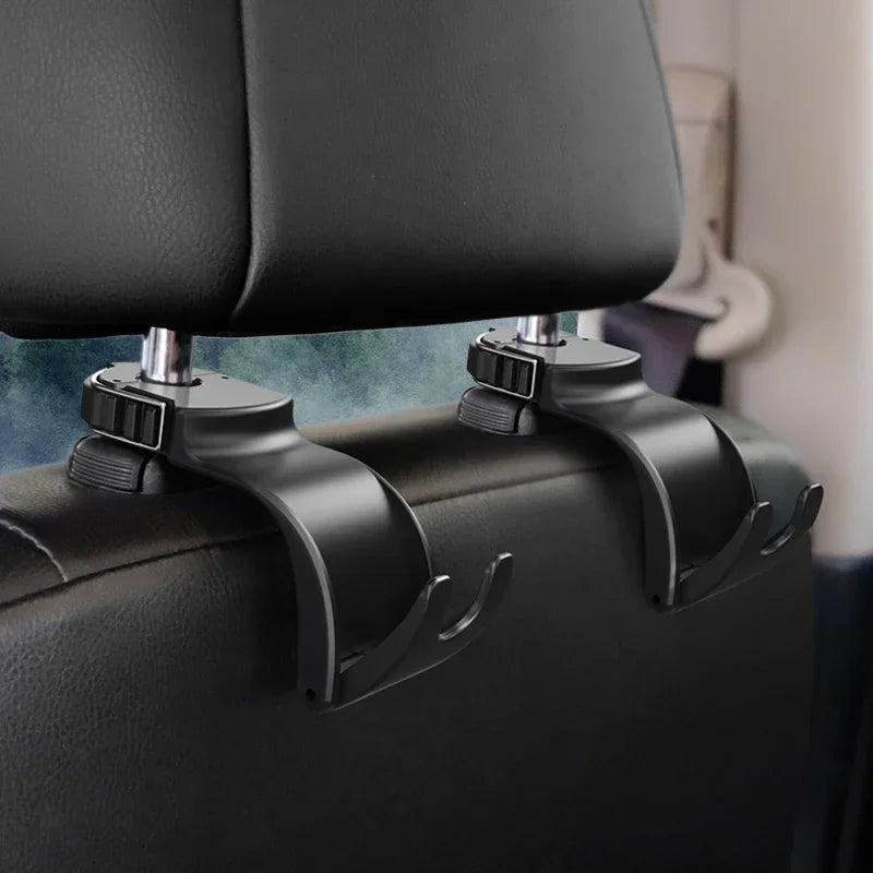 Hipacool Car Storage Hook Car Accessories Interior Universal Car Bracket Auto Clips Front Seat Headrest Organizer Holder Hook