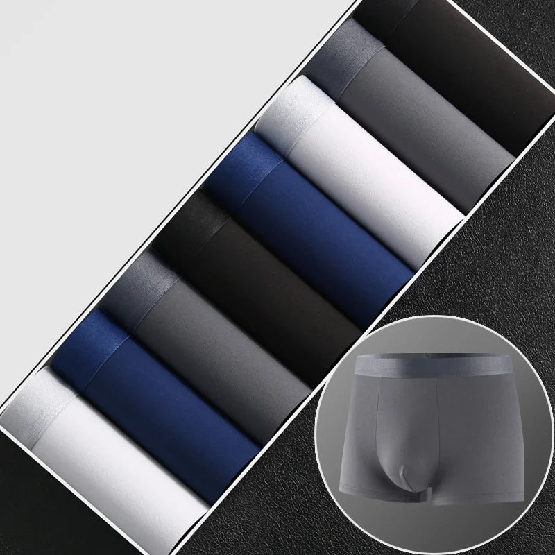 8Pcs Men Underwear Men BoxerShorts Men Printed Panties Soft Comfortable Men Underpants Man Sexy Breathable Fashion Sports Boxers