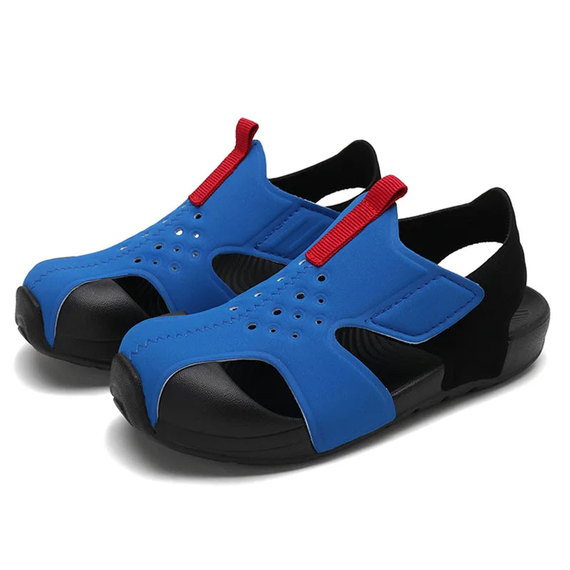 Classic Baby Boys Sandals Summer Kids Girls Beach Sandals Breathable Candy Color Sport Sandals for Toddler Baby Shoes Size 22-33