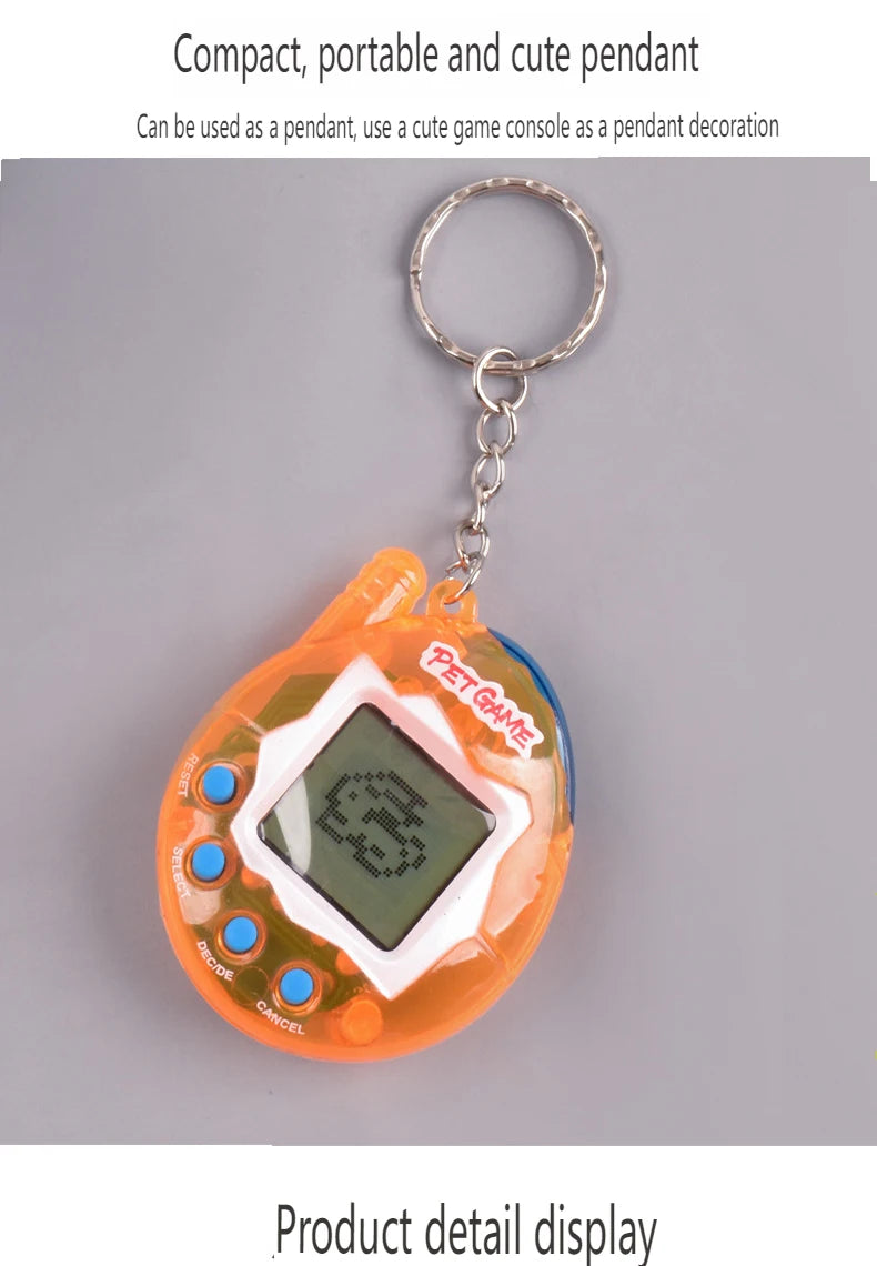 Interactive 3D Virtual Pet Toy - Collector's Edition - Aqua Blue | Perfect Gift for Holidays & Gamers Tamagotchi