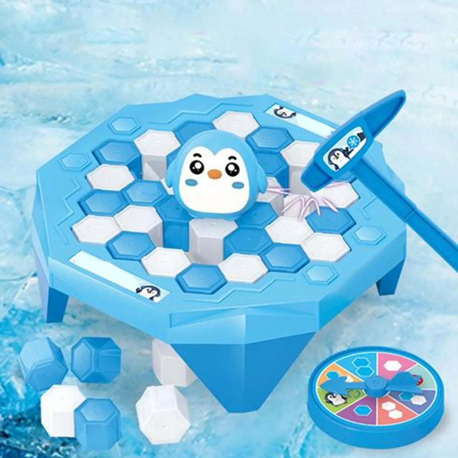 Penguin Ice breaking toys Hand-eye Coordination Board Games with Hammer Penguin ice tapping games For Gathering