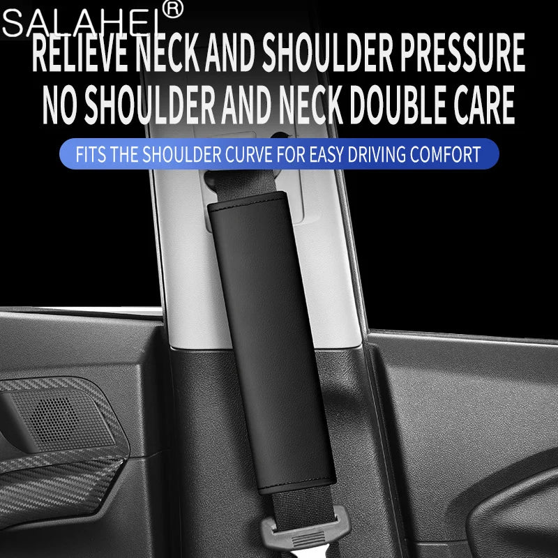 Car Interior Seat Belt Protective Cover For Opel Astra Insignia Corsa Zafira Meriva Mokka Vivaro Vectra Antara Accessories
