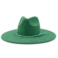 Gorras Para Hombres Three styles Suede Hat Water drop hat 9.5cm Wide Brim Fedora Hat Women's Autumn and Winter Felt Jazz Hat