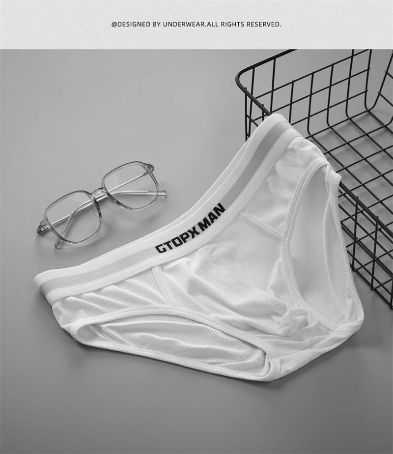 Calzoncillos hombres U convex Low waist gay Boxers mens sexy underwear thin Threaded fabric sport ropa interior hombre GTOPX MAN