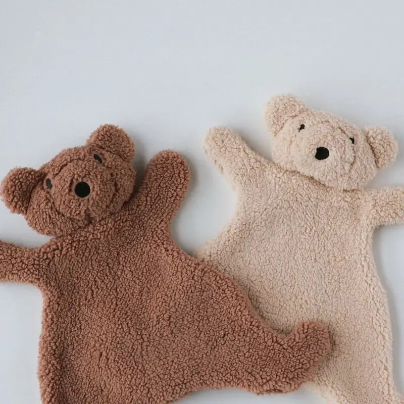 1PCS Baby Comfort Towel Cotton Comforter Blanket Soft Newborn Sleeping Dolls Kids Fashion Sleep Toy Soothe Appease Towel Bibs