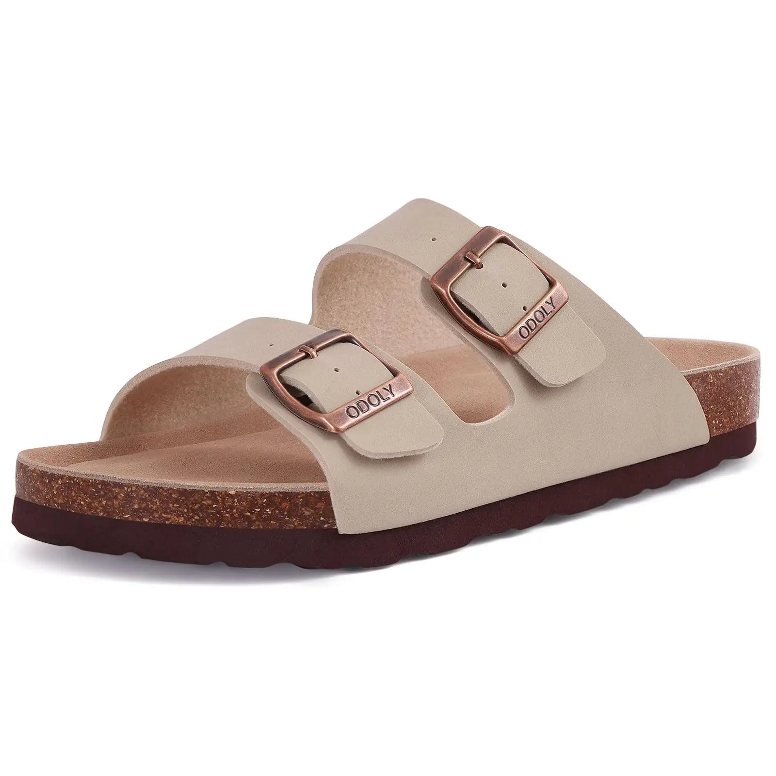 Shevalues Men Clogs Slippers Cow Suede Clogs For Men Leather Mules Men Fashion Beach Shoes Men Outdoor Classic Cork Sandals Men