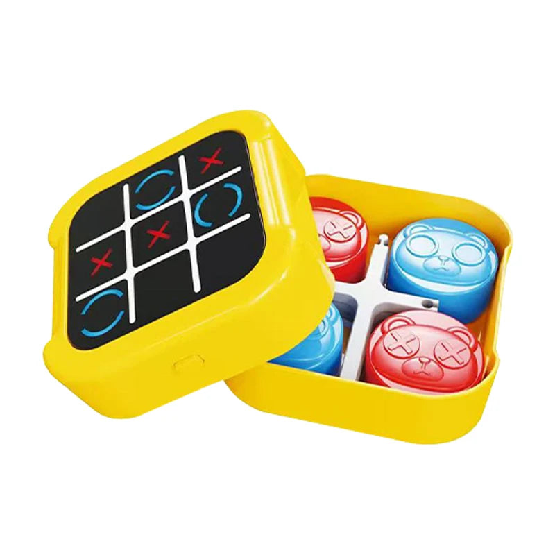 1PC Tic Tac Toe Electronic Chessboard Multifunctional Children's Education Strategy Toy Interactive Brain Game Parent-Child Fun